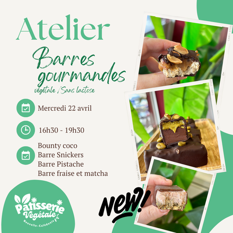Atelier Barres Gourmandes - Mercredi 22 avril